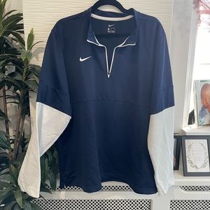 Nike Navy Half Zip Pullover